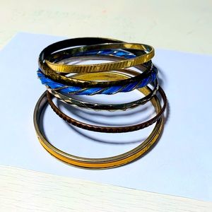 Metal Bangle Bundle